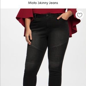 Eloquii Moto Skinny Jeans